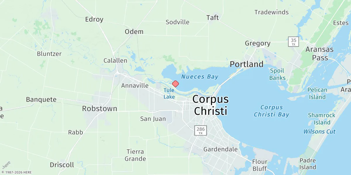 Map preview for Nueces Bay