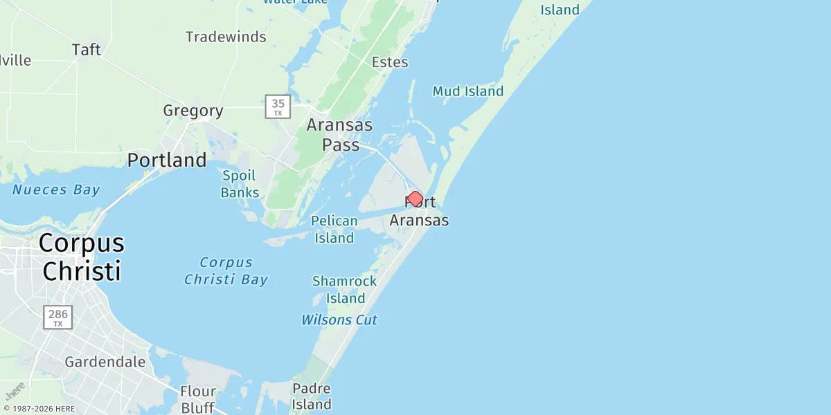 Map preview for Port Aransas