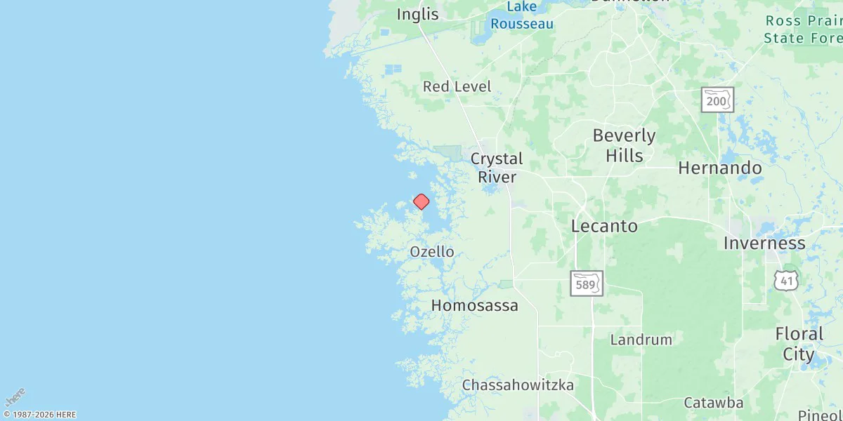 Map preview for Ozello North, Crystal Bay