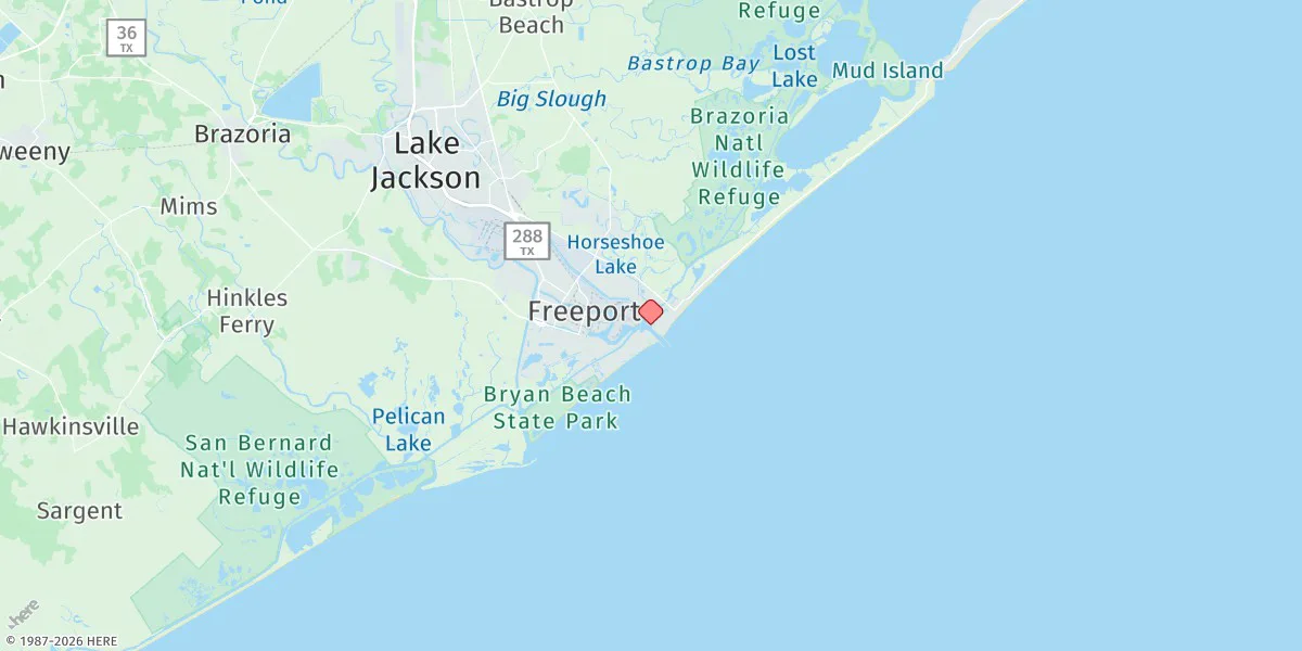 Map preview for Uscg Freeport