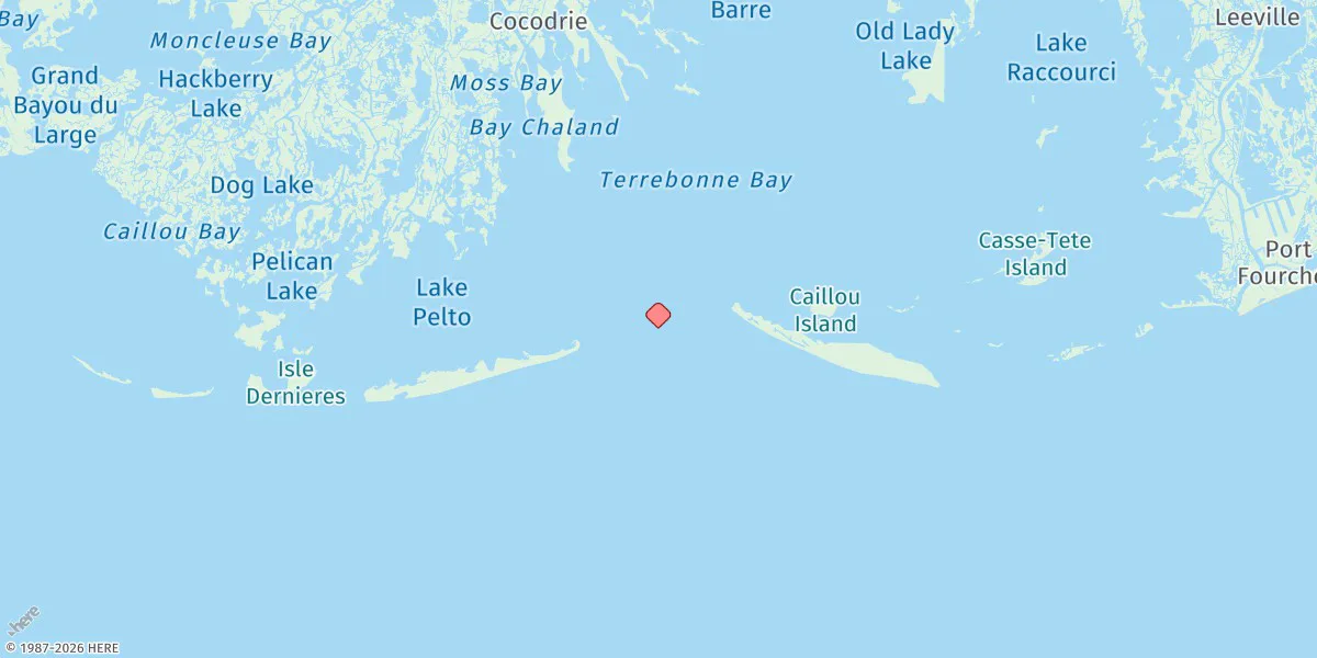 Map preview for Wine Island, Terrebonne Bay