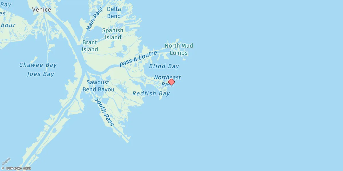 Map preview for Southeast Pass