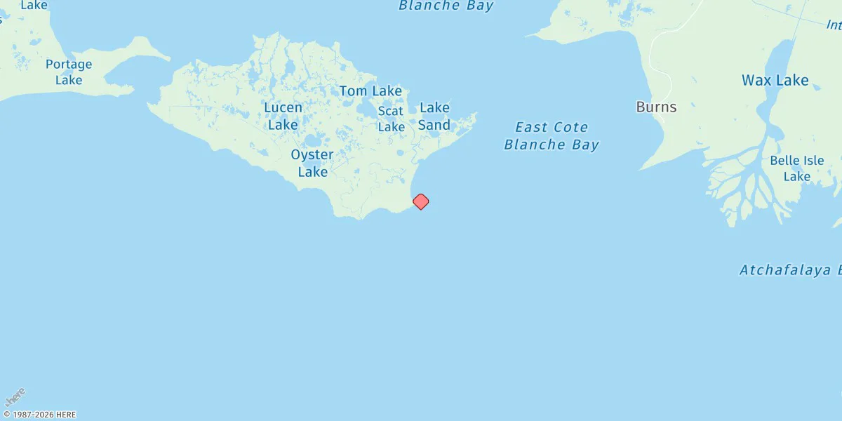 Map preview for South Point, Marsh Island