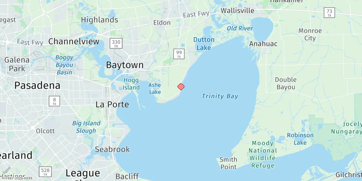 Map preview for Umbrella Point, Trinity Bay