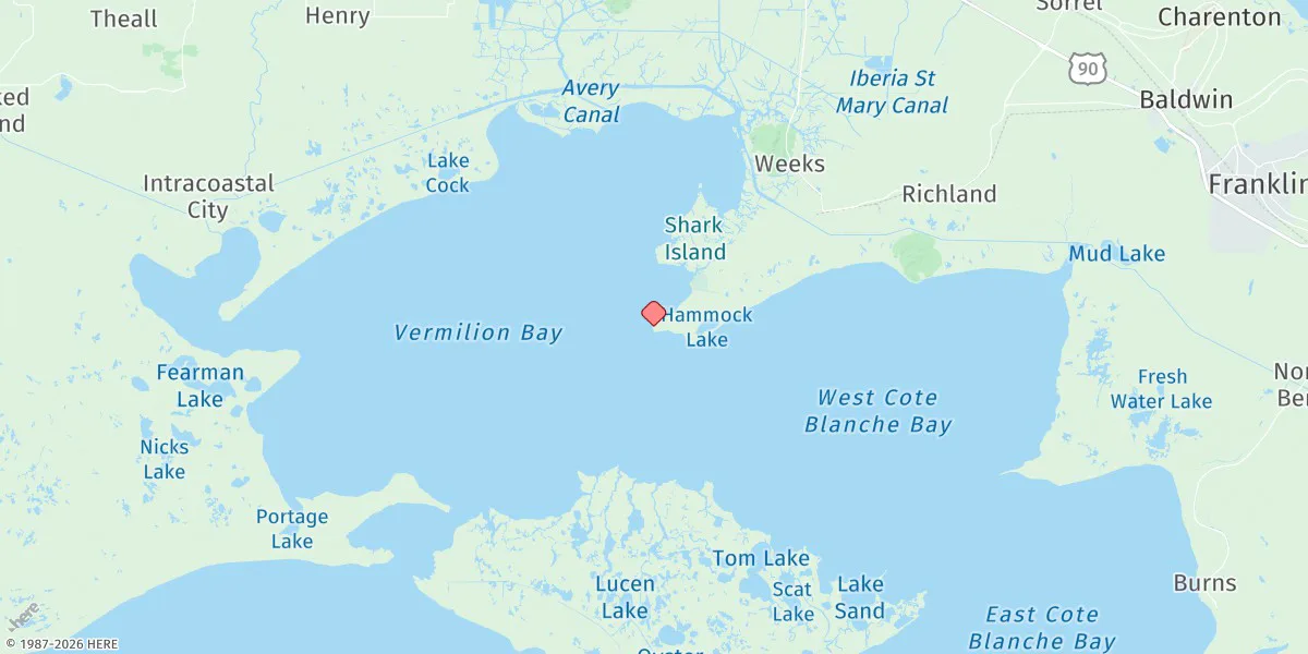 Map preview for Cypremort Point