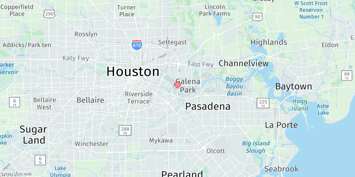 Map preview for Manchester, Houston Ship Channel