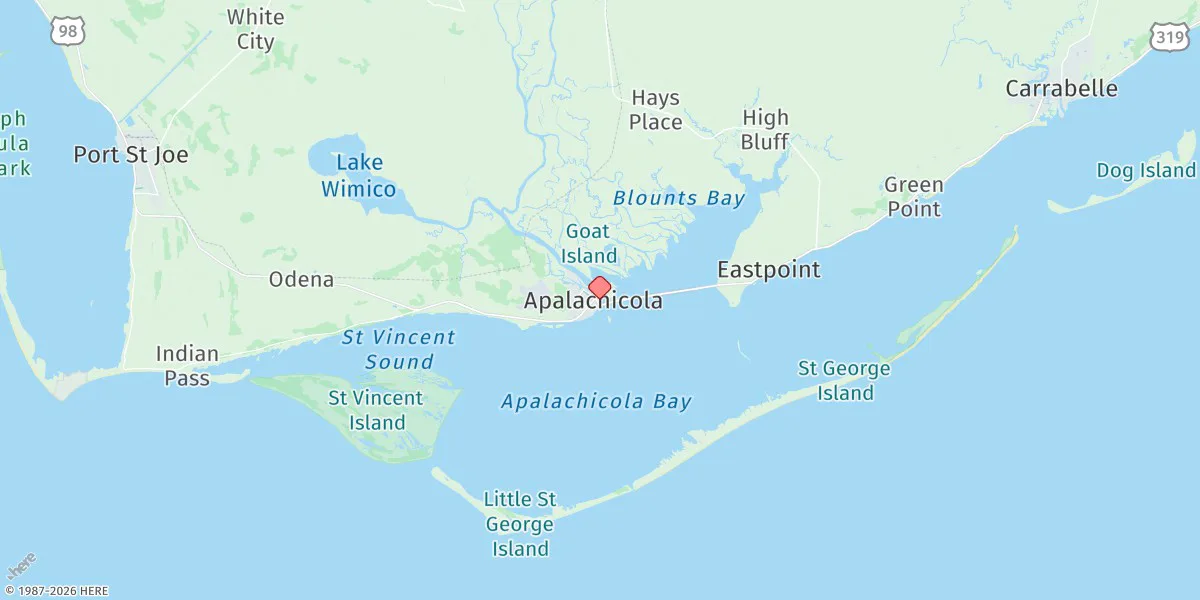 Map preview for Apalachicola
