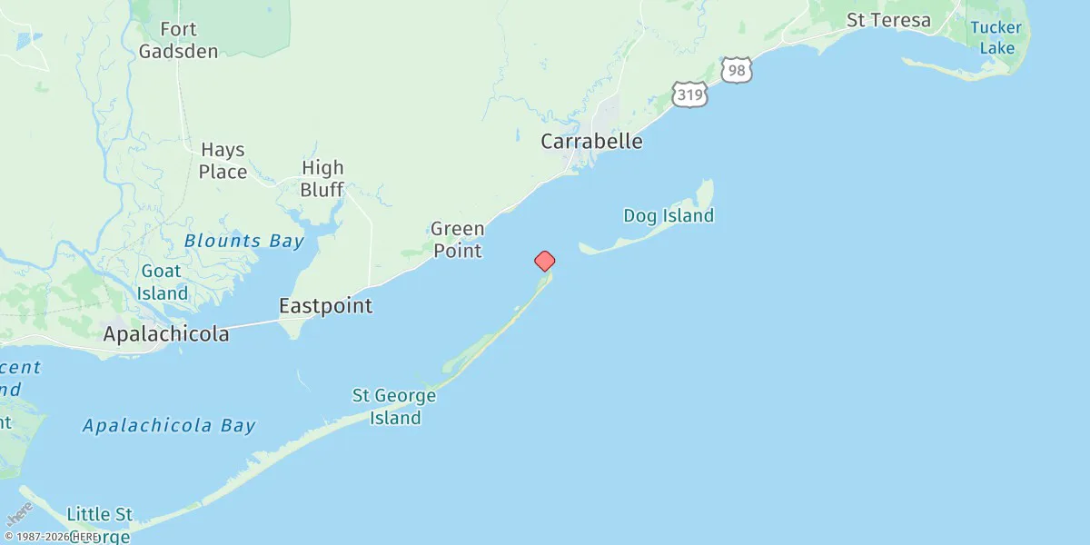 Map preview for St. George Island, Northeast End
