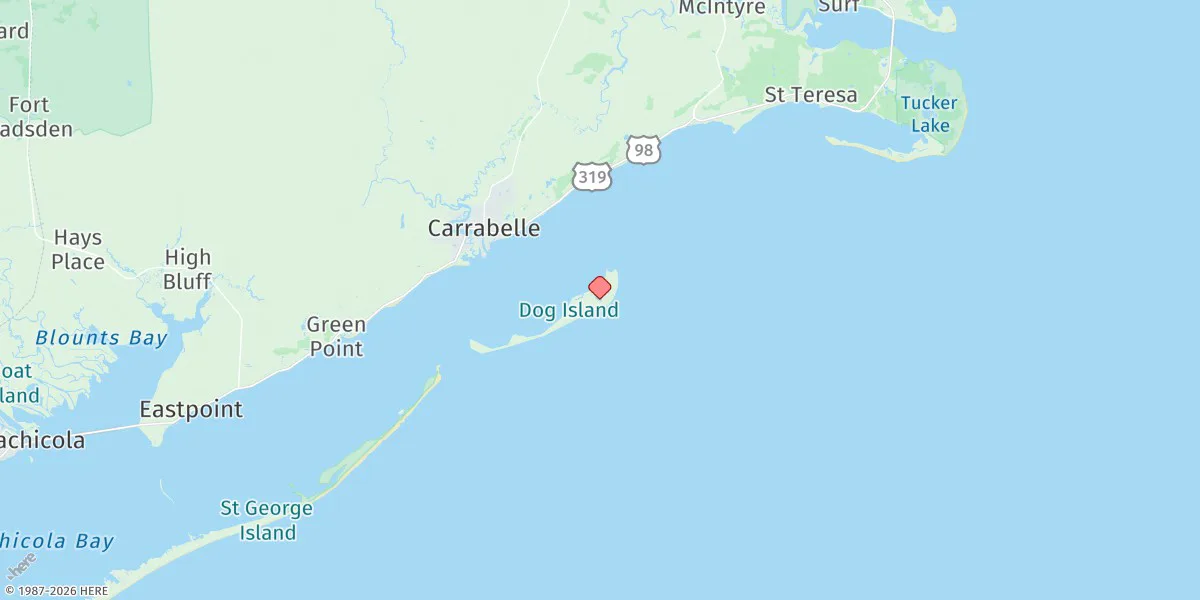 Map preview for Dog Island, East End