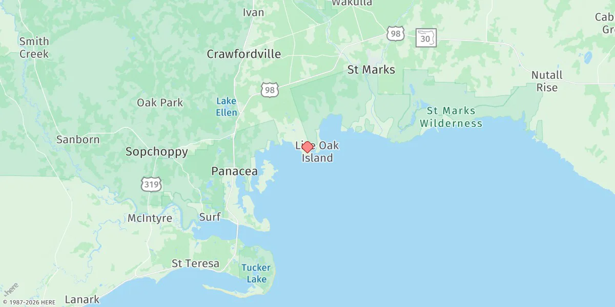 Map preview for Shell Point, Walker Creek