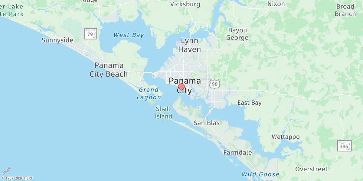 Map preview for Panama City