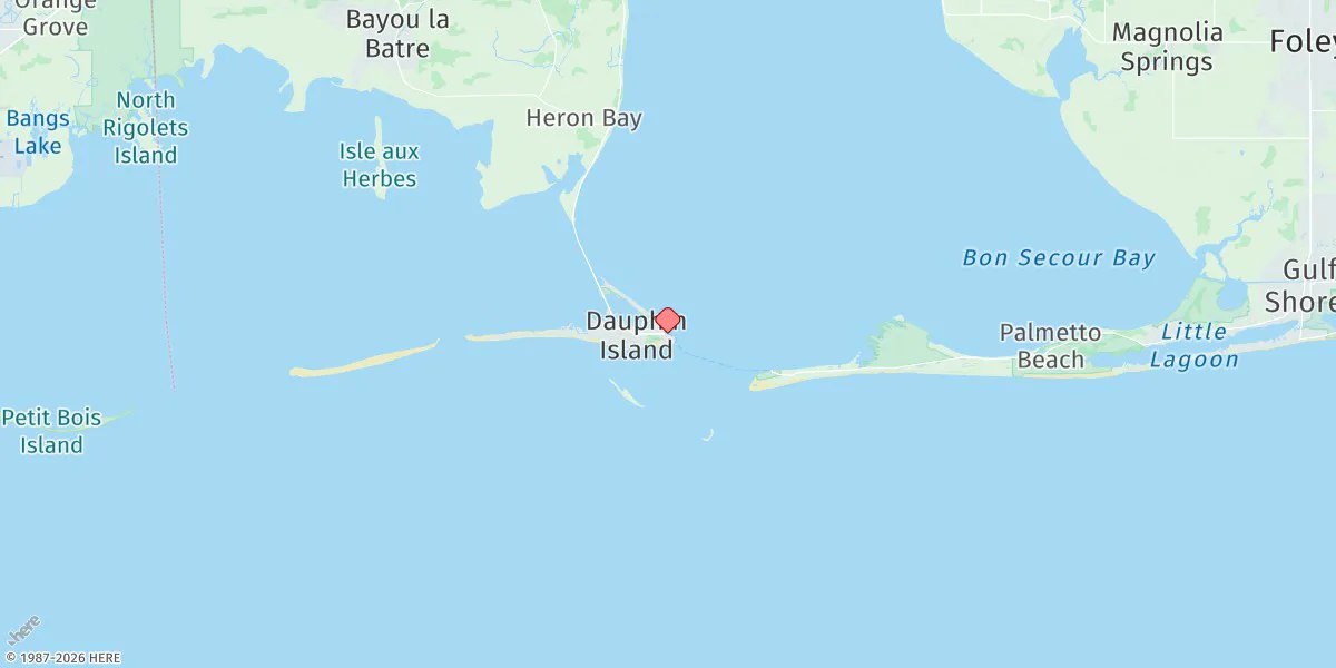 Map preview for Dauphin Island Hydro