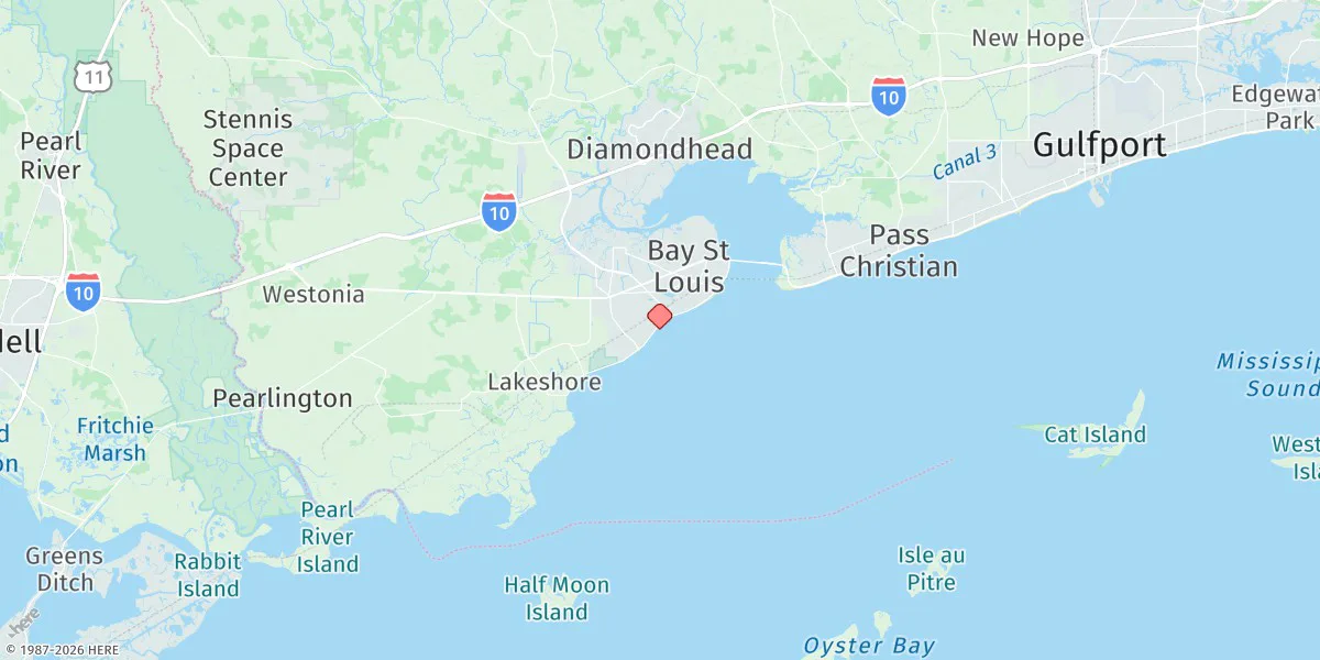 Map preview for Waveland