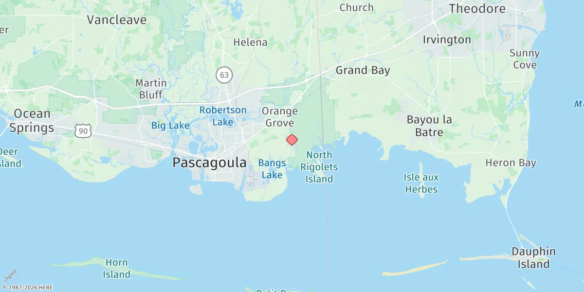 Map preview for Point Of Pines, Bayou Cumbest
