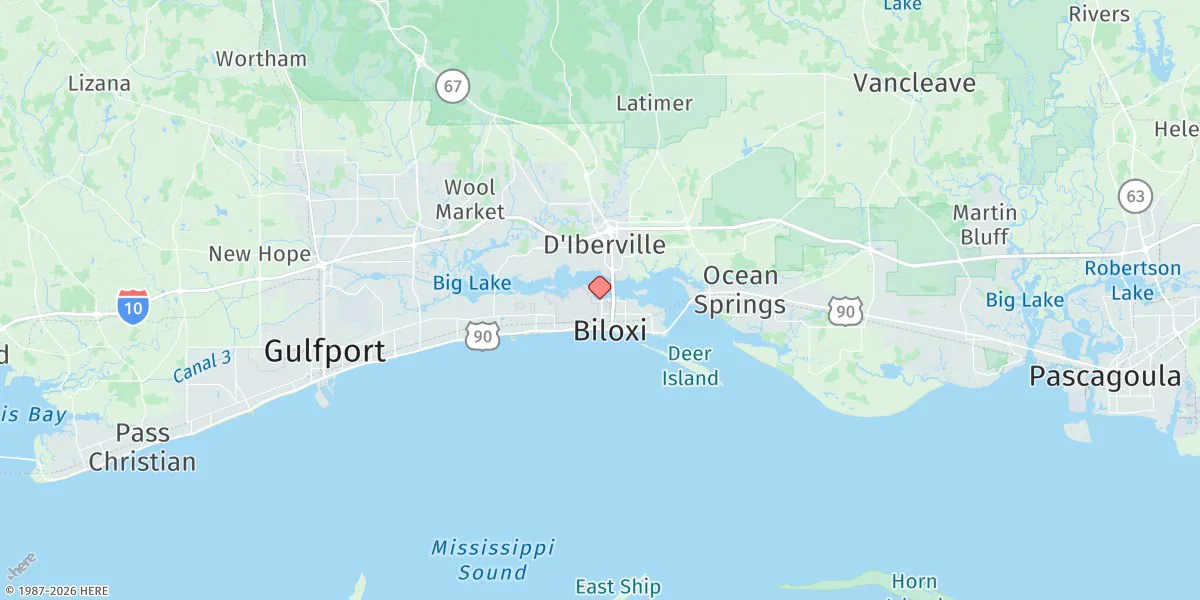 Map preview for Biloxi