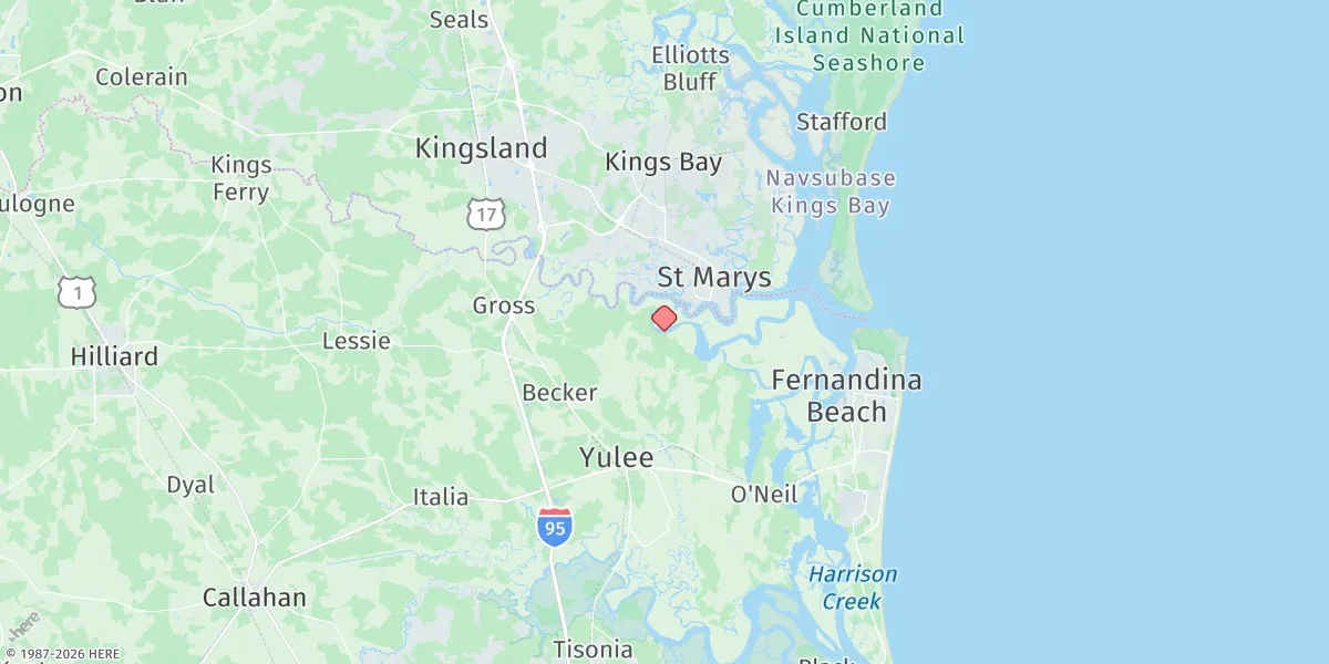Map preview for Roses Bluff, Bells River