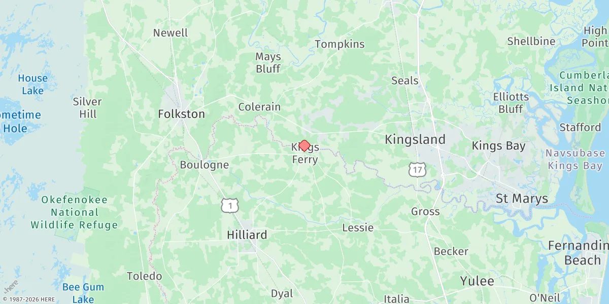 Map preview for Kings Ferry