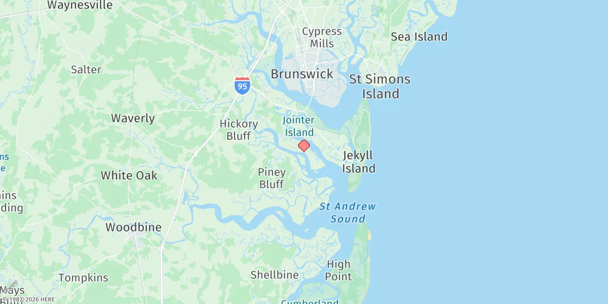 Map preview for 2.5 Miles Above Mouth
