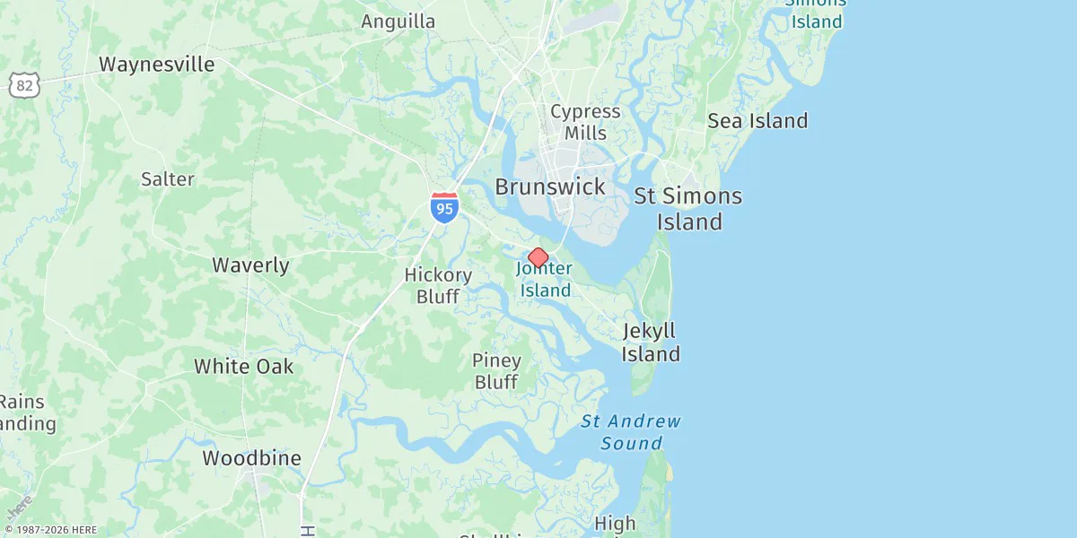 Map preview for Jointer Island, Jointer Creek