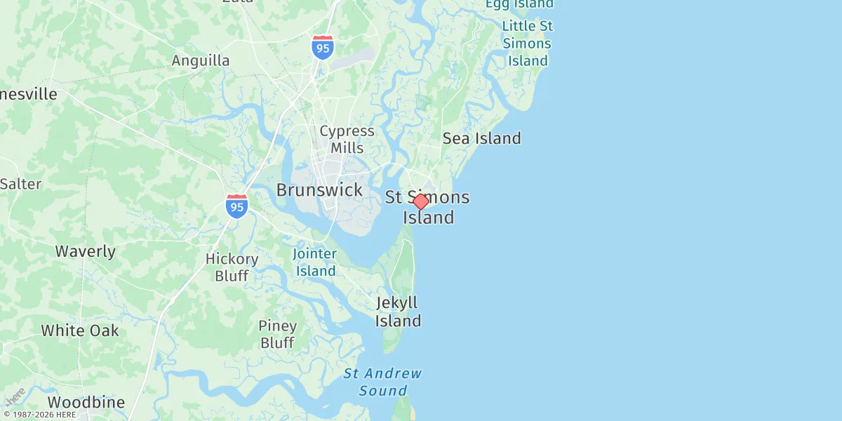 Map preview for St. Simons Light