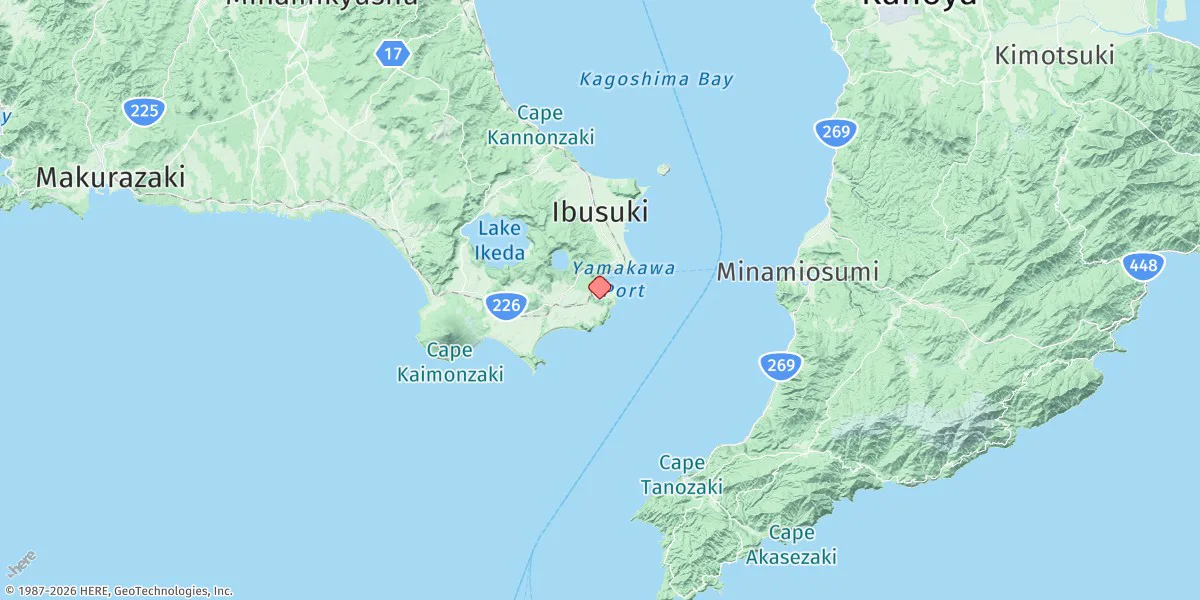 Map preview for Yamagawa
