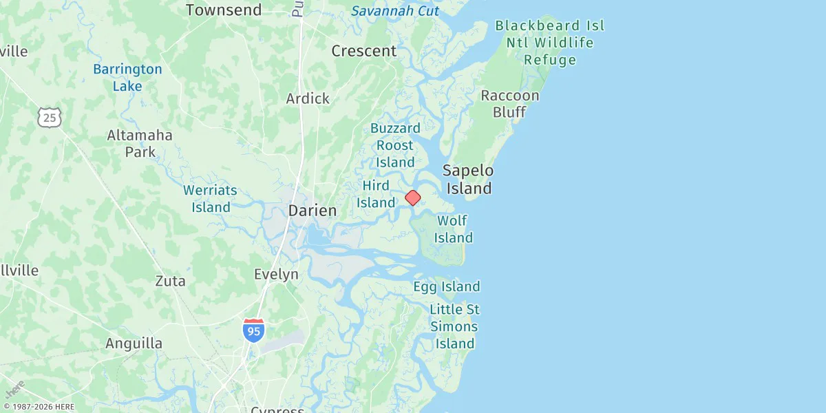 Map preview for Rockdedundy River (Daymark 185)