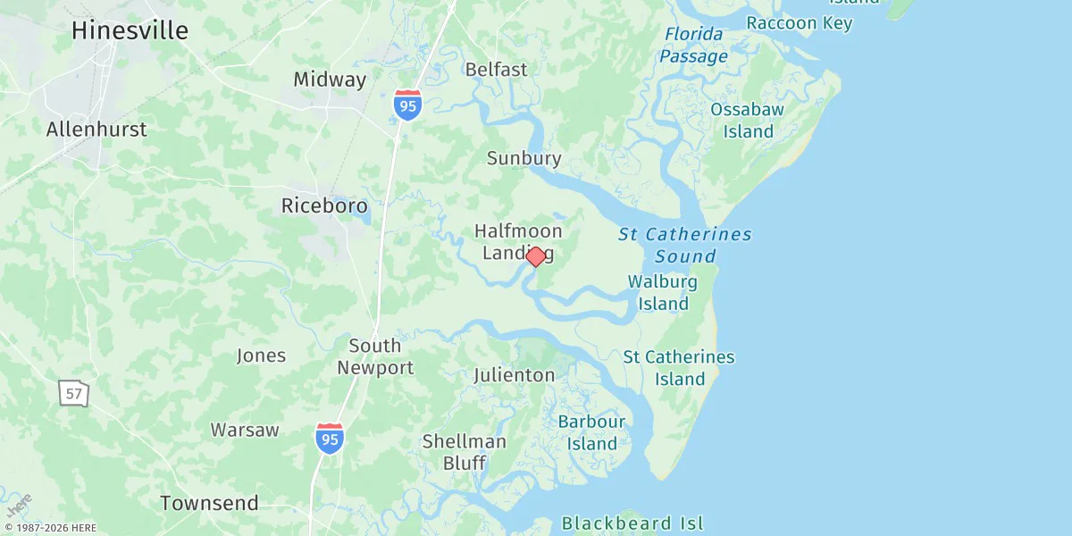 Map preview for Halfmoon, Timmons River
