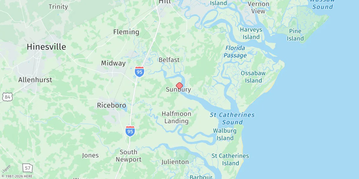 Map preview for Sunbury, Medway River