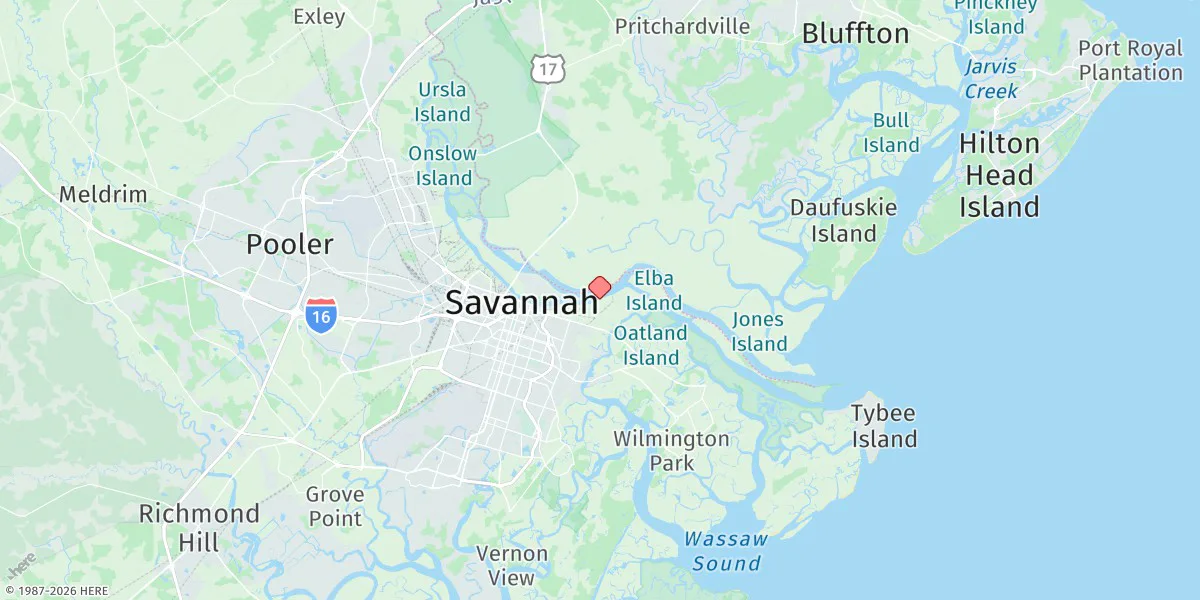 Map preview for Fort Jackson