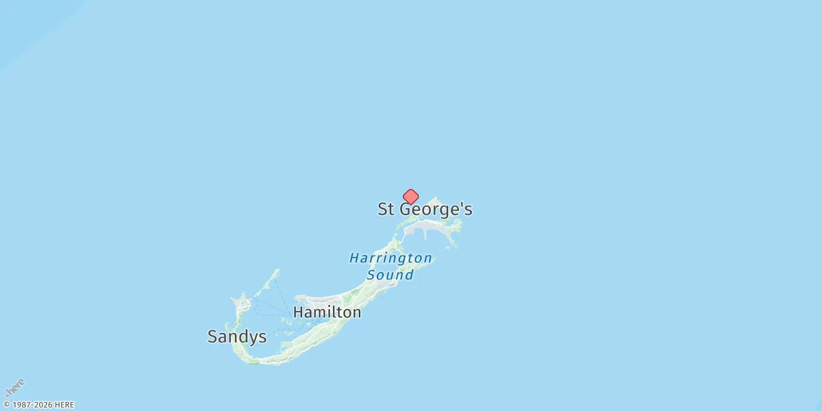 Map preview for Bermuda (Saint George's Island)