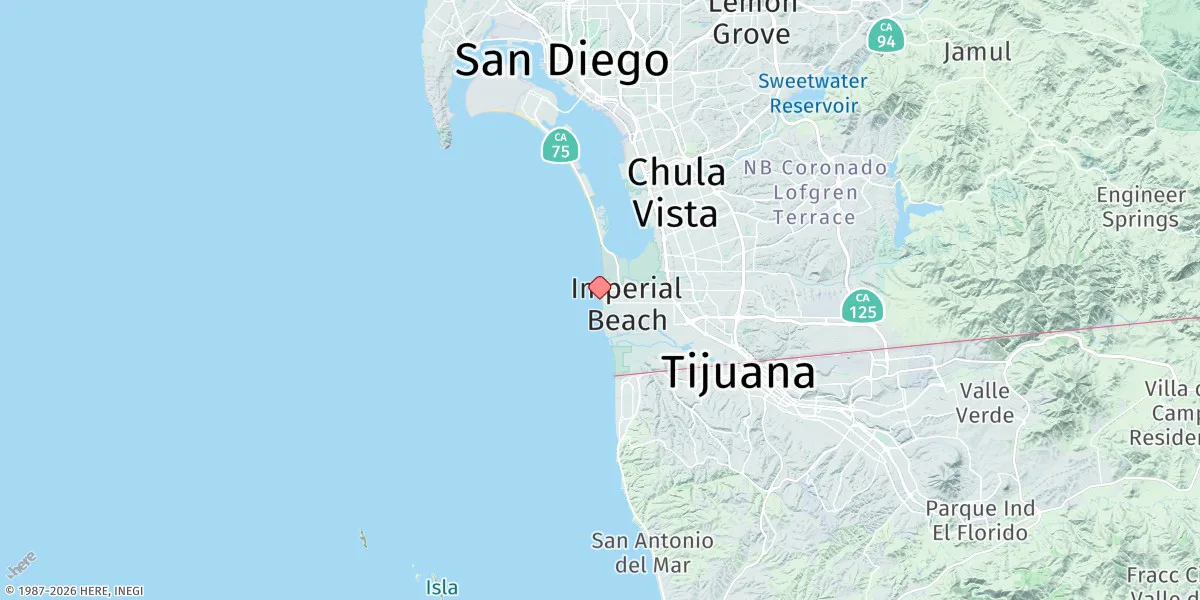 Map preview for Imperial Beach