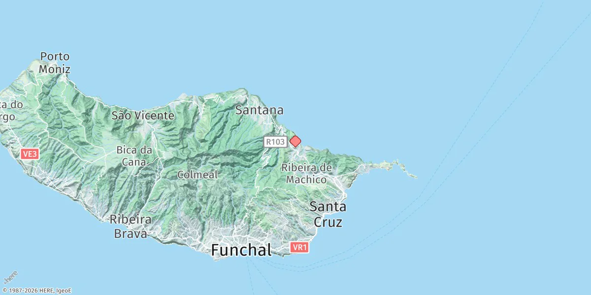 Map preview for Porto da Cruz