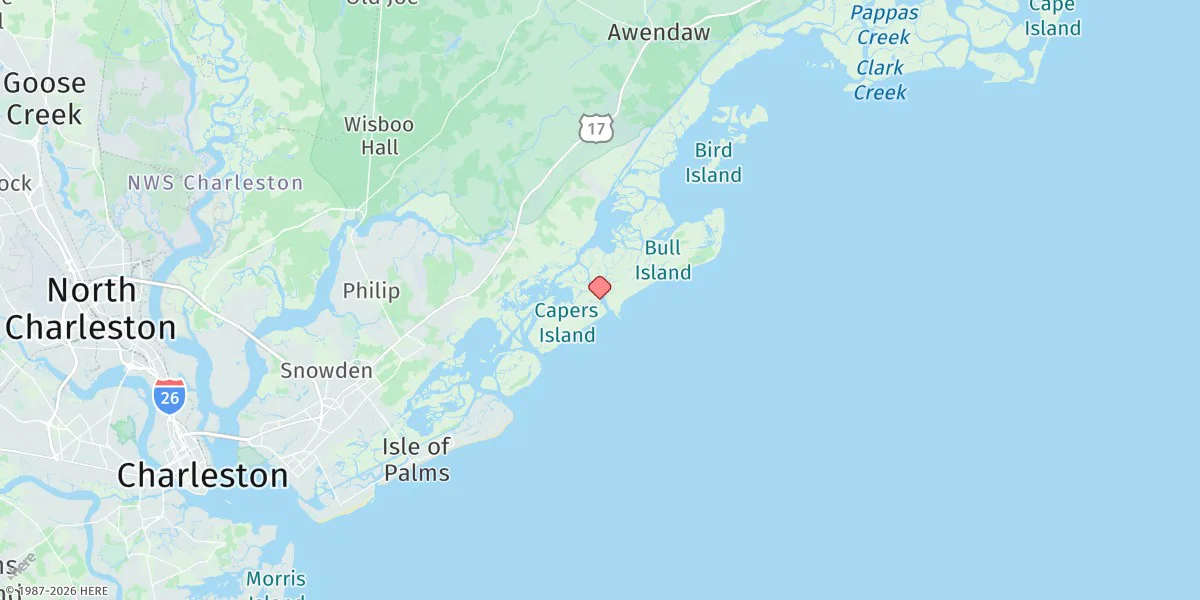 Map preview for Price Creek, North Capers Island