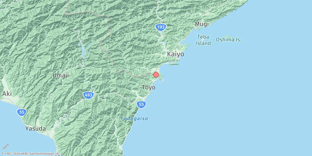 Map preview for Kannoura Ko