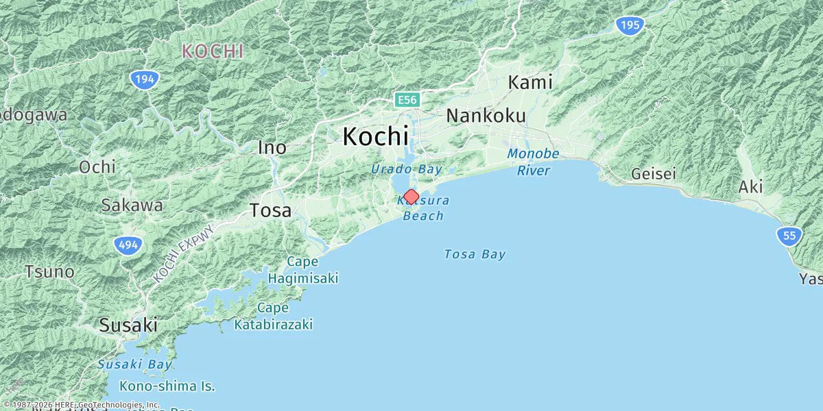 Map preview for Kochi Ko (Urado)