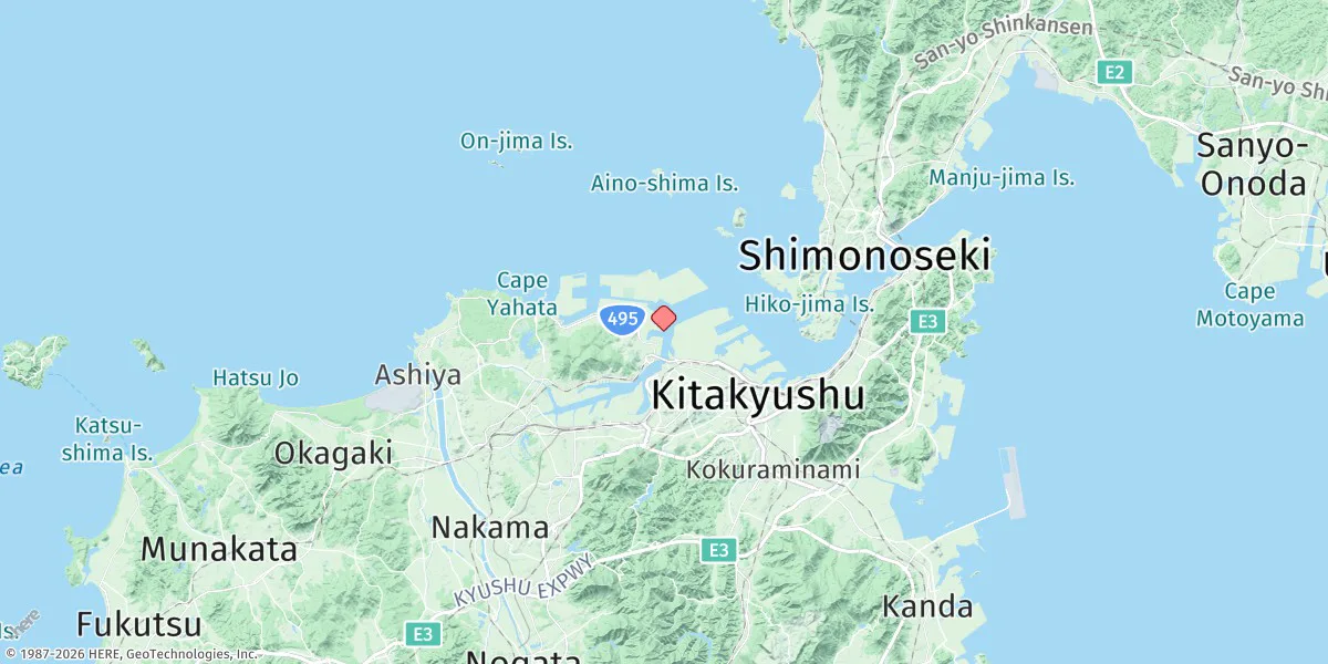 Map preview for Wakamatsu