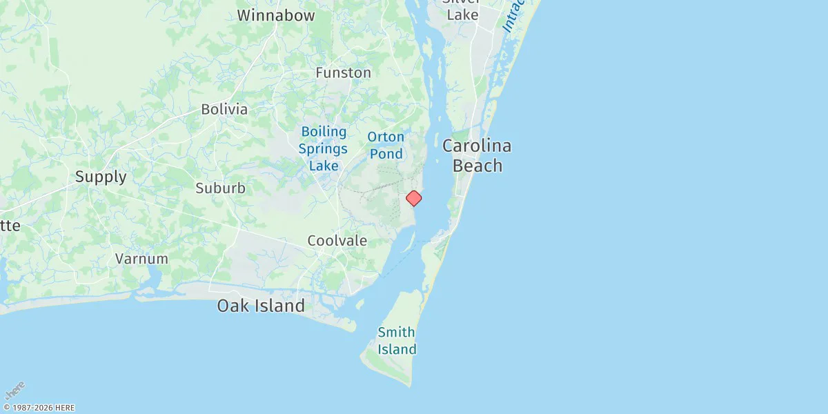 Map preview for Sunny Point Army Base, Wharf No.1