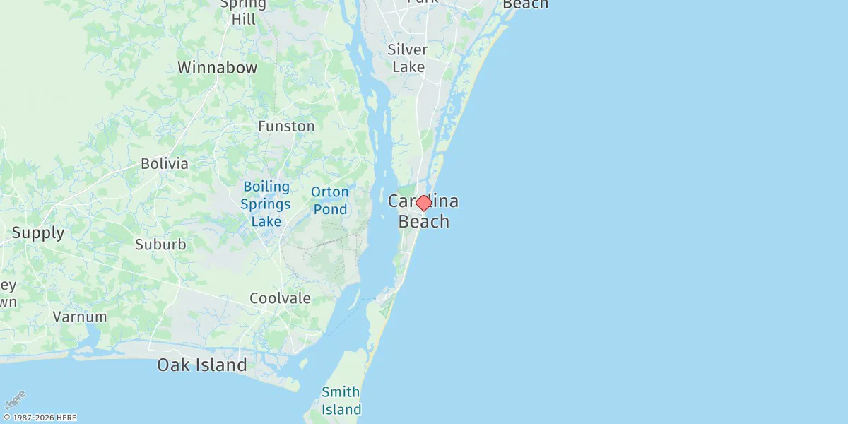 Map preview for Wilmington Beach