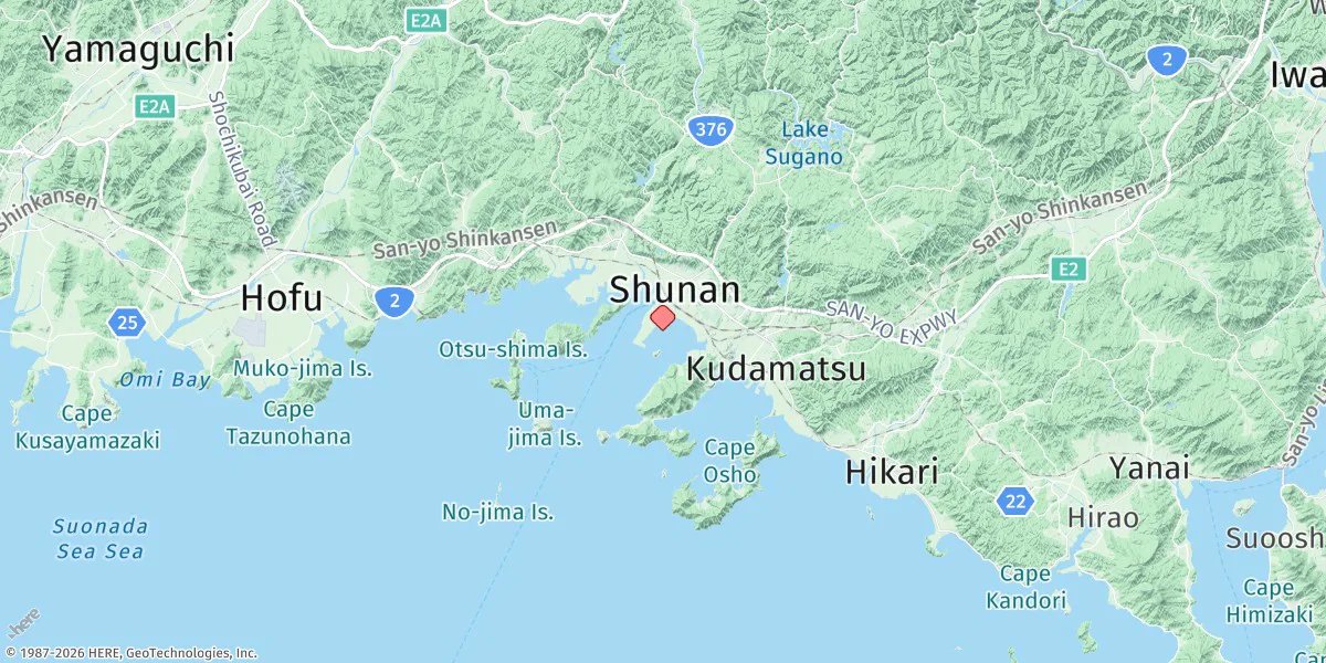 Map preview for Tokuyama