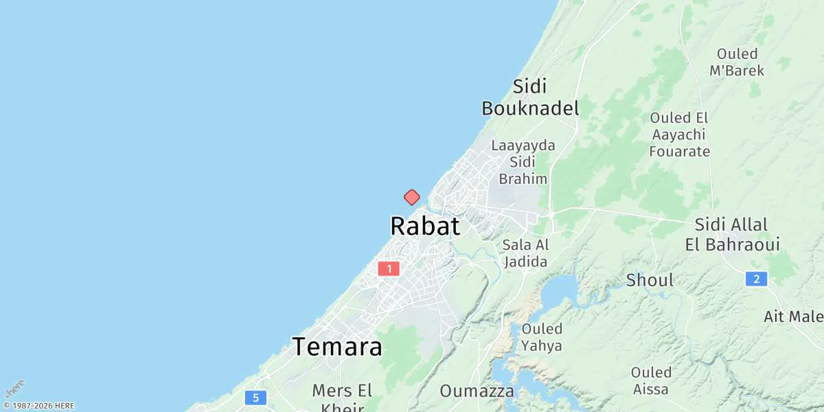 Map preview for Rabat