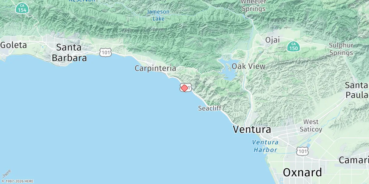 Map preview for Rincon Island, Mussel Shoals