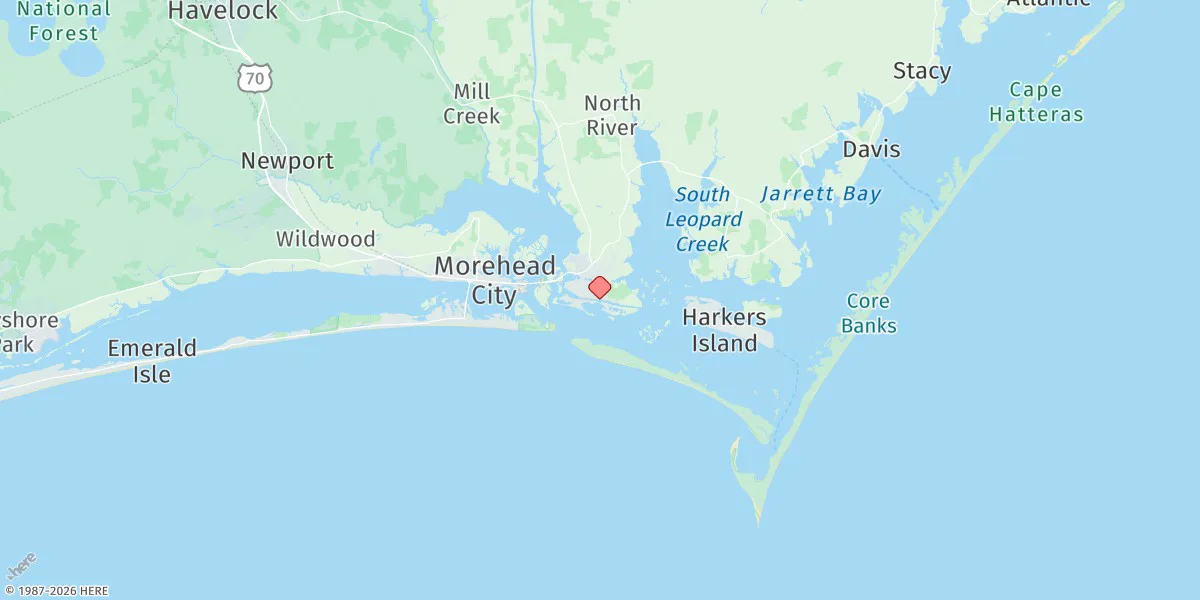 Map preview for Beaufort, Taylor Creek