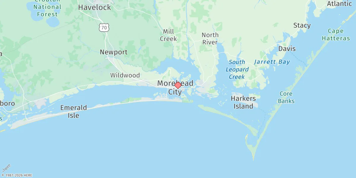 Map preview for Morehead City Harbor