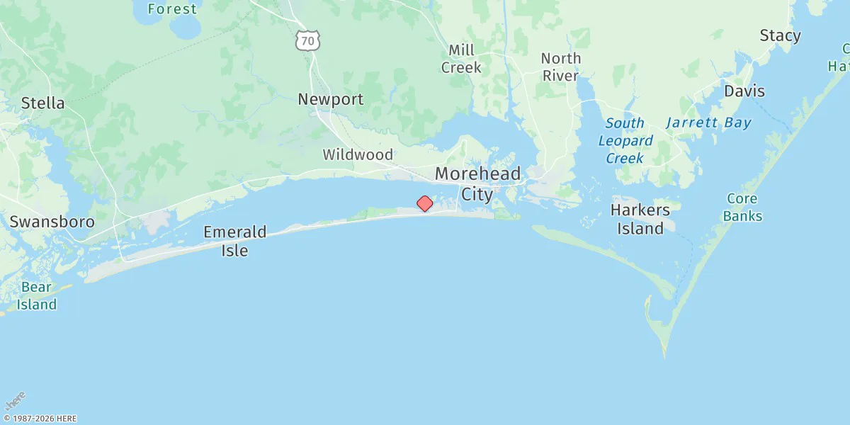 Map preview for Coral Bay, Atlantic Beach