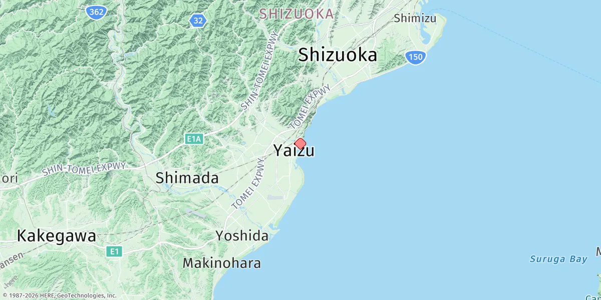 Map preview for Yaizu