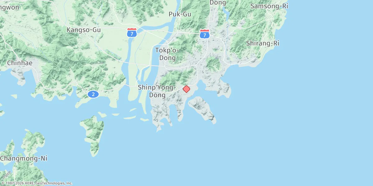Map preview for Busan