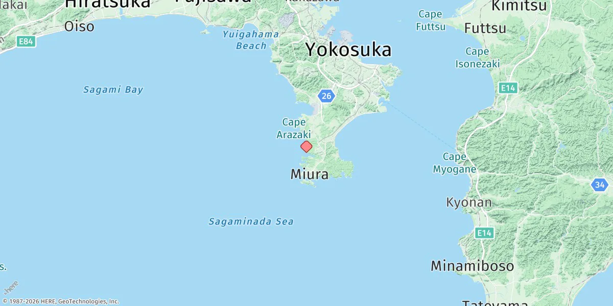 Map preview for Aburatsubo