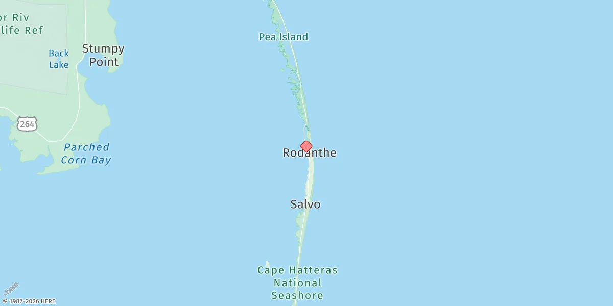 Map preview for Rodanthe, Pamlico Sound