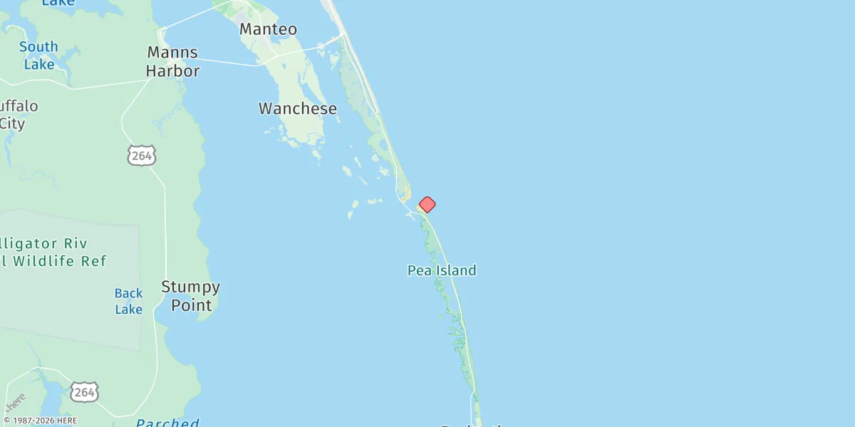 Map preview for Oregon Inlet