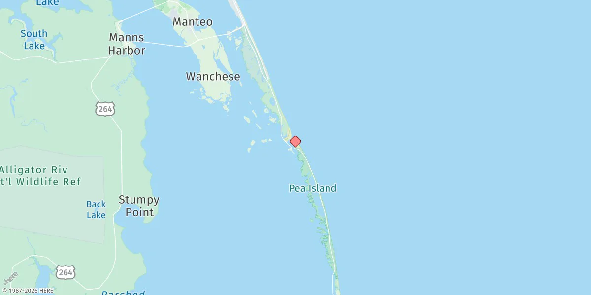 Map preview for Oregon Inlet (Uscg Station)
